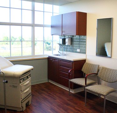 Family medicine office patient room